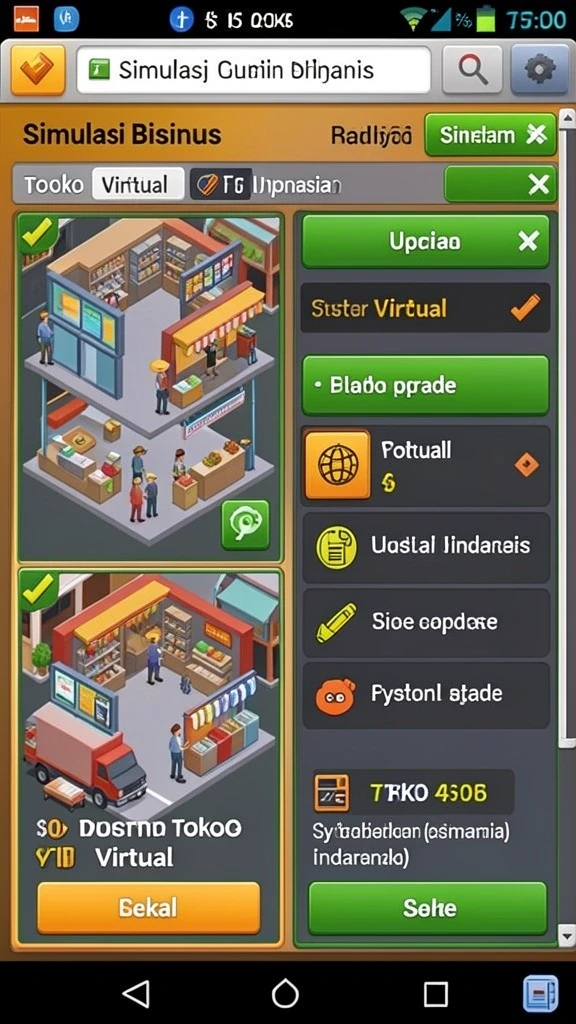 hw777 - Tampilan antarmuka yang user-friendly dan menarik.