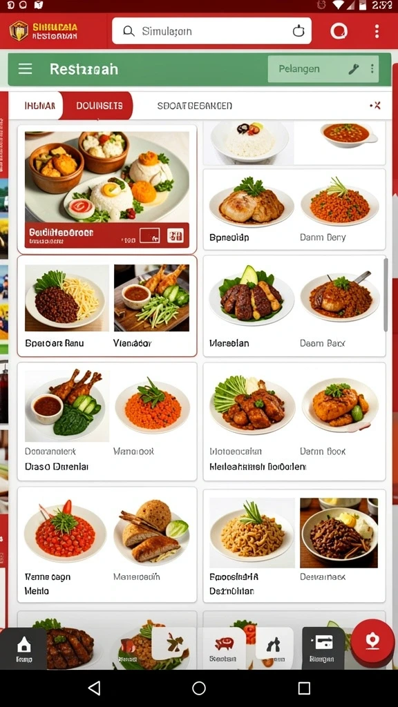 idnseru - Tampilan antarmuka yang menarik dan mudah dinavigasi.
