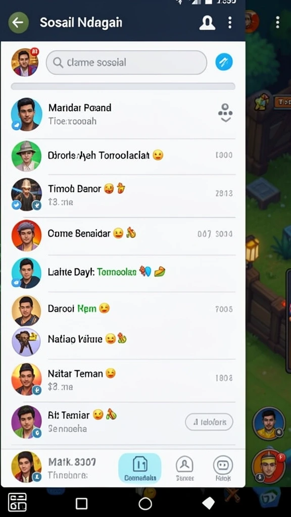 indaaa - Tangkapan layar menunjukkan karakter utama dalam petualangan.
