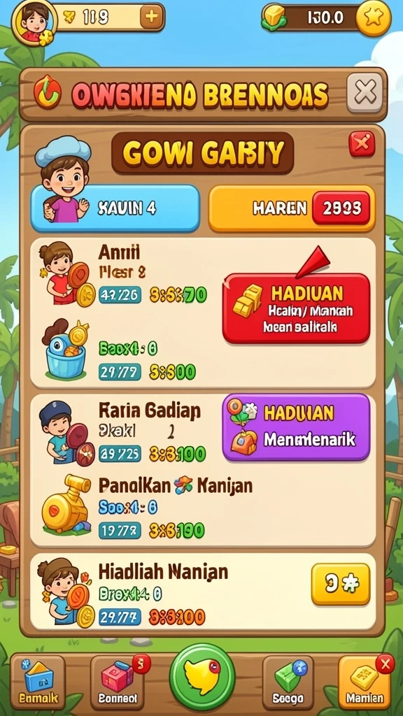 mau777 - Karakter unik dengan kemampuan yang berbeda.