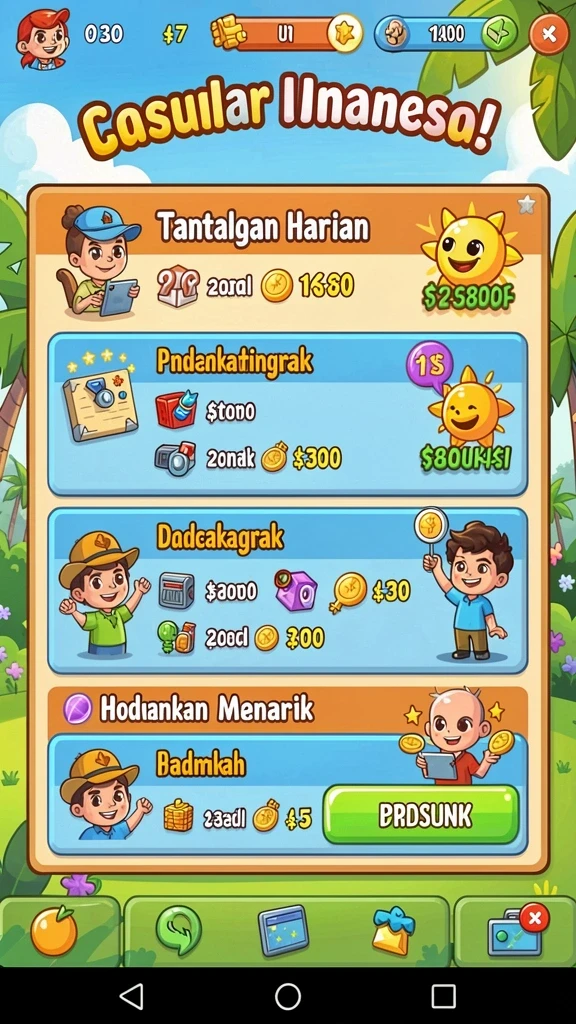 melody77 - Tampilan utama permainan yang menarik dan interaktif.