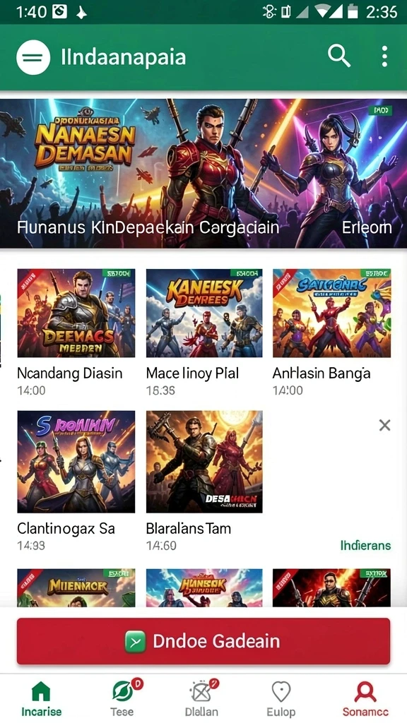 supersvip - Tampilan antarmuka yang ramah pengguna dan menarik.