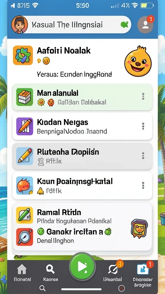 xe77 - Tampilan awal XE77 dengan grafis yang menarik.